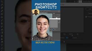 Photoshop face smooth editing  Skin Retounching photoshopedit photoshoptutorial [upl. by Vani]