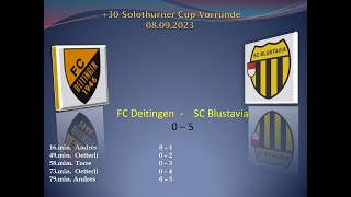 30 Solothurner Cup Vorrunde FC Deitingen  SC Blustavia [upl. by Heppman]