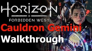 Horizon Forbidden West  Cauldron Gemini Walkthrough  All Cores Overridden [upl. by Nalyak887]