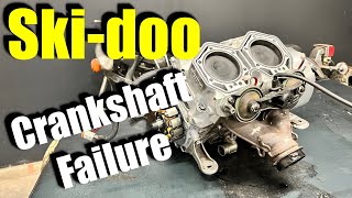 Skidoo 800 R ETech Motor Crankshaft Failure Out of Phase  Out of Time [upl. by Ehgit]