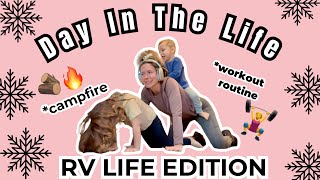 A DAY IN A LIFE OF CHANNON ROSE  LIVING IN AN RV WITH 2 KIDS [upl. by Eisnil]