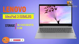 Lenovo IdeaPad 3 15IML05 specification review  how to upgrade ram and SSD and replacement [upl. by Frager98]