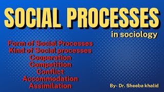 Social Processes in Sociology [upl. by Si]