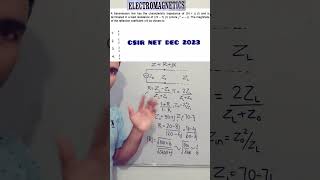 CSIR NET Physics Dec 2023 Electromagnetic Theory Solutions csirnet physics [upl. by Audry]