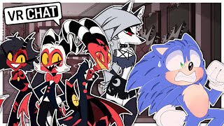 Movie Sonic Meets Blitzo And The Gang In VRCHAT [upl. by Haroldson399]