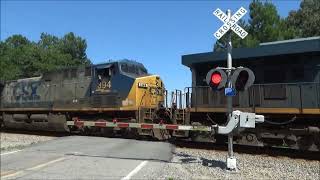 Blanchard Road Railroad Crossing near Rex NC [upl. by Ruhtracam89]