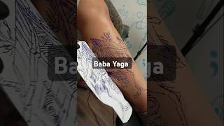 Baba Yaga babayagaislive witch tatuajes fyp tattoo art [upl. by Cranford]