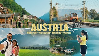 Austria Vlog 🇦🇹 Exploring Hallstatt Gossausee Wachau and Vienna ☀️⛰️🍃 Ahalditha [upl. by Staten]