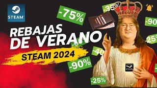 REBAJAS de VERANO en STEAM 2024  ofertas steam rebajas2024 [upl. by Wiley]