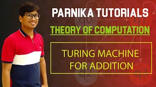 L 102 Turing machine for unary addition  Turing machine as adder  Turing machine as transducer [upl. by Rafaelita]