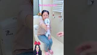 PEGANGAN TANGAN PORTABLE DI KAMAR MANDI BIAR MAMA AMAN ⁉️ shorts funny dubbing amazingtools [upl. by Radke974]