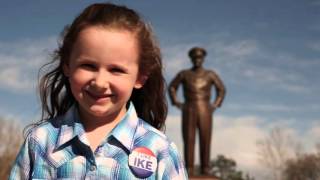 Macey Hensley visits Dwight D Eisenhower Presidential Library Museum and Boyhood Home HD [upl. by Hudnut]