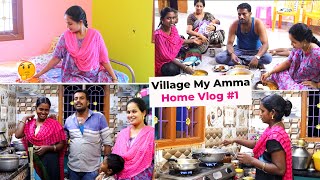 அம்மா வீட்டுக்கு வந்தாச்சு😍My Baby 👶1st Time Visit My Amma Home in Village 👶😍l FishCooking SweetyTv [upl. by Nnahaid]