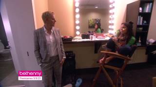 Bethenny Frankel Backstage at Ellen BehindtheScenes Secrets [upl. by Berard]