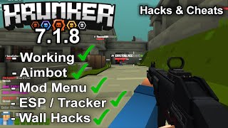 Krunkerio 718 Free Hacks amp Cheats WORKING [upl. by Kirre]