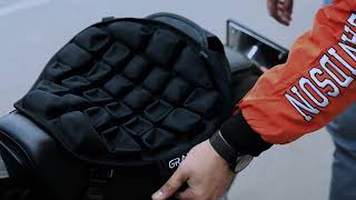 Grandpitstop Air Bubble Air Seat grandpitstop ridewithgps motorcycle rider AIRSEAT [upl. by Ilyk]