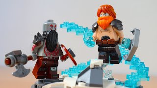 LEGO Kratos vs Thor from God of War Ragnarok MOC [upl. by Fidelity]