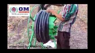 How to wind Drip Lateral  OM IRRITECH LTD [upl. by Novahs310]