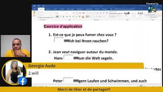 Live Facebook 130621 Comment Comprendre Les Verbes de Modalité [upl. by Etterual]