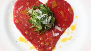 Valentines Carpaccio  Meat Heart for Your Sweetheart [upl. by Noelle]