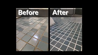 How to regrout my bathroom floor [upl. by Adikram]