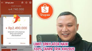 CARA MENAIKKAN LIMIT SPAYLATER SAMPAI 100 DARI LIMIT SEBELUMNYA [upl. by Fabyola553]