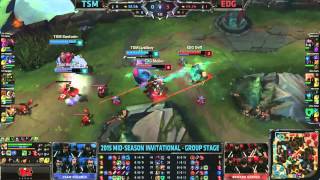 Lustboys magical jukes TSM vs EDG  MSI 2015 [upl. by Hoeg]