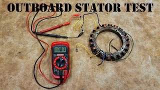 How To Test An Outboard Stator  The EASY Way [upl. by Wickner217]