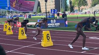 False start Women’s 800m semifinals Heat 2 [upl. by Tompkins]