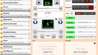 Demo of iTablaPro running on iPad [upl. by Lemay]