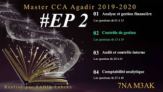 EP 2 Corrections des concours master Master CCA Agadir 2019202 24 [upl. by Aihselef]