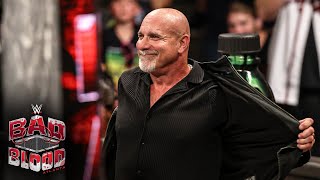 Goldberg jumps the barricade to confront Gunther Bad Blood 2024 highlights [upl. by Yenal]