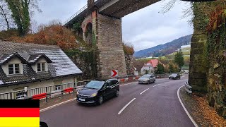 Scenic Drive in Germany Laufenburg to WaldshutTiengen [upl. by Marga975]