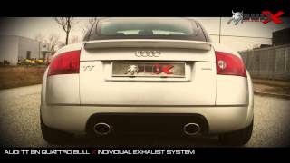 Audi TT 8N 3quot 76mm Quattro Exhaust Sound Auspuffsound YStyle BullX [upl. by Ydissak]