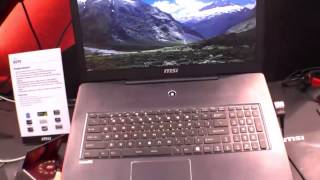 MSI GS70 Gaming Notebook Hands On Computex 2013  German  Deutsch ►►notebooksbilligerde [upl. by Yeargain]