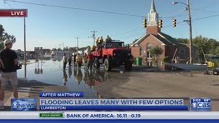 Flooding in Lumberton affects many [upl. by Enoob735]