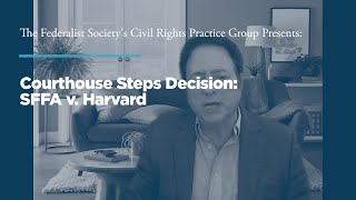 Courthouse Steps Decision SFFA v Harvard [upl. by Umeko]