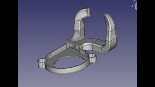 FreeCad обдув часть 2 [upl. by Ylrebnik]