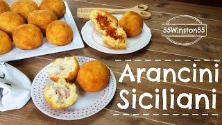 Arancini Siciliani  Ricetta Originale  Arancini alla Carne amp Arancini al Burro [upl. by Ical]