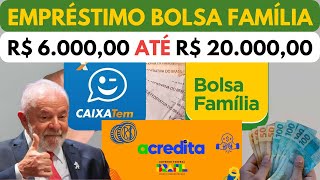 Bolsa Família  NOVO Empréstimo do Programa quotAcreditaquot  Saiba Tudo Aqui [upl. by Bonar]