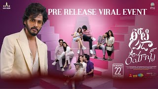 Roti Kapda Romance PreRelease Viral Event Live  Bekkem Venugopal  Vikram Reddy  saahasstudios [upl. by Allisirp]