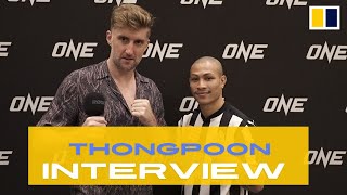 ONE Fight Night 25 Thongpoon keen to earn rematches with El Jamari and Barboza [upl. by Nelyahs]