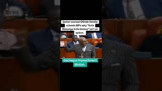 Senior Counsel On quotKufa Dereva Kufa Makanga quotAnd How Its Interrelated With The Impeachment Motion [upl. by Assiren]