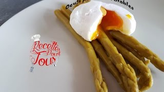 Recette oeufs pochés inratables [upl. by Enelrats]