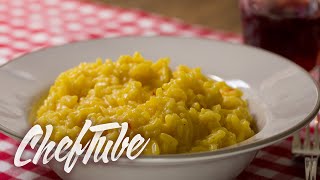 Comment Faire un Risotto alla Milanese  Recette dans la description [upl. by Bilac685]