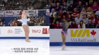 Evgenia MEDVEDEVA  2016 Trophée Eric Bompard Yuna Kim Queen Yuna Jumps [upl. by Arrotal]