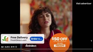 Fresh Direct September 2023 YouTube Ad [upl. by Beatty]