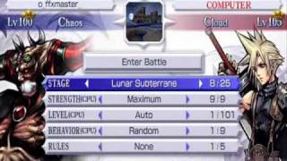 Dissidia Final Fantasy  Chaos Gameplay [upl. by Wickham]