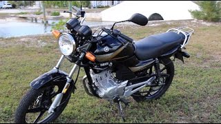 2015 Yamaha YBR125 Review and Startup [upl. by Higginson]