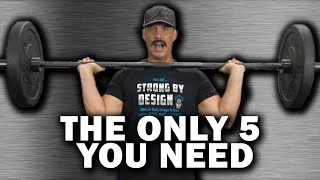 The ONLY 5 Barbell Exercises You Need for Muscle Mass 👌 [upl. by Rotsen572]